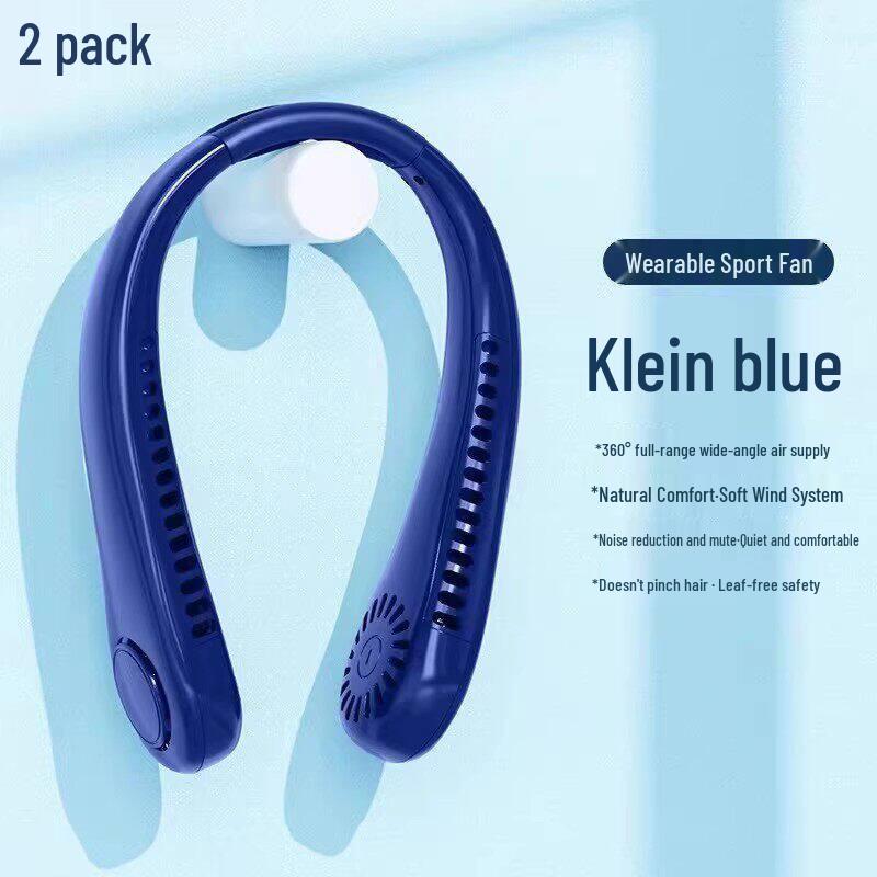 2026 Rechargeable Bladeless Neck Fan - Portable USB Personal Fan