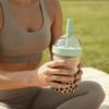 With Lids Coffee Cups Reusable Water Cup Portable Straw Cups  Home
