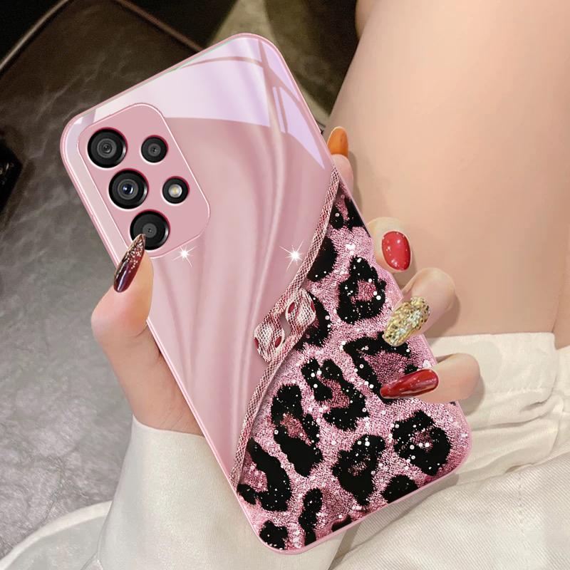 Colorful Patterns For Samsung Galaxy S10 4G S20 11E 30 S21 22 S24 Fe Pro S23 S25 Ultra 5G S9 Tempered Glass Phone Case