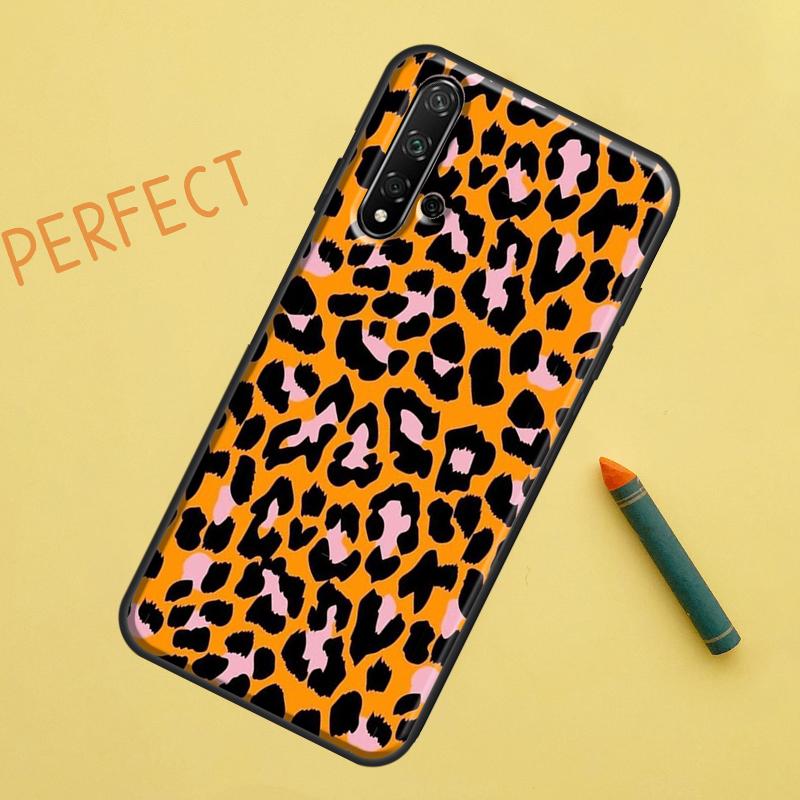 

Чехол с леопардовым принтом для Huawei Nova 12s 11i 7i 8i 12i Y73 Y70 Y90 Y60 Y72 Y61 Y91 9 10 SE P40 Lite P30 Pro Huawei Nova 10