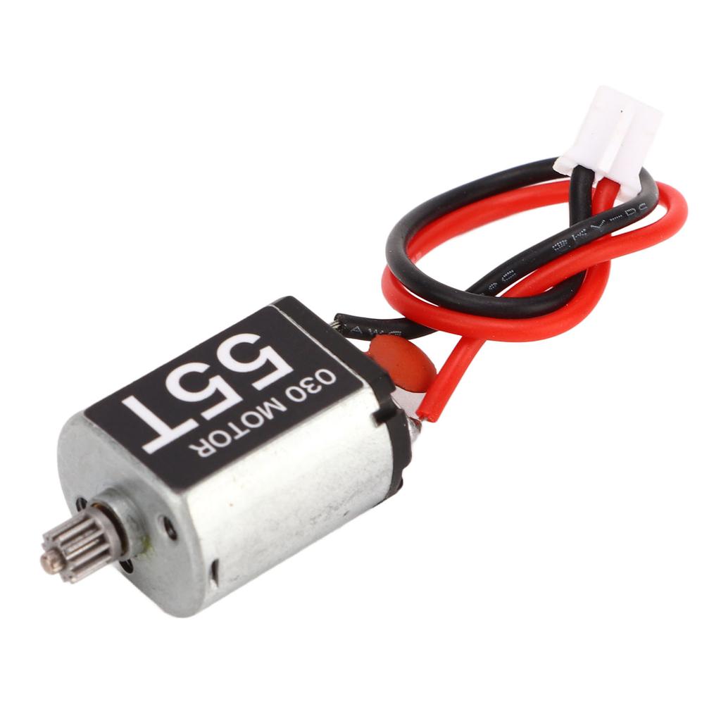 RC Car Motor Metal Low Noise Lightweight 030 55T Brushed Motor with 11T Gear for AXIAL SCX24 1/24