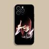 C-Chainsaw M-Makima Phone Case For iPhone 17,16,15,14,13,12,Pro,Max,Plus,E,SE4,Air,Mini Black Soft Cover