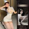 Sexy lingerie sexy passion stewardess secretary hip skirt uniform pure lust flirting no-take slim pajamas
