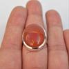 Natural Carnelian Ring, Handmade Ring, 925 Sterling Silver Ring, Gift for Her, Simple Oval Ring, Anniversary Gift, Gemstone Ring