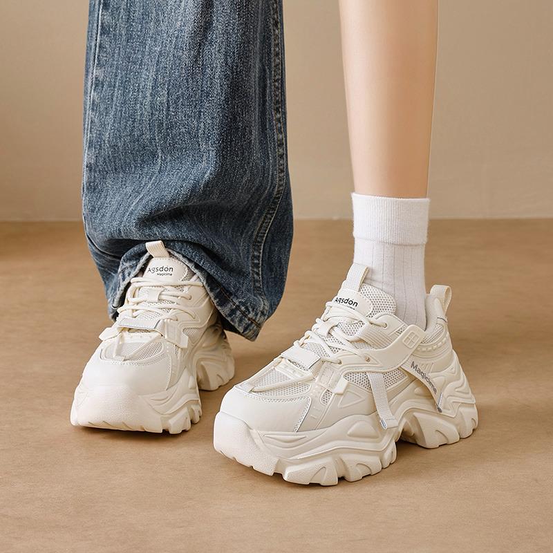 Augustine platform dad shoes women's 2025 new autumn light soft sole small casual sports women's shoes