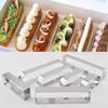 4 Sizes Stainless Steel Mousse Ring Rectangle Oval Cake Ring Cookie Cutters Mousse Baking Mold Tiramisu Puff Bake Tools