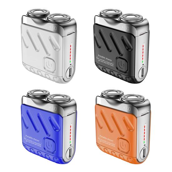 Yousheng Double-head Mini Electric Shaver USB Rechargeable Waterproof Portable Travel Wet Dry Shaving Razor Men Beard Trimmer Hair Remover Tool