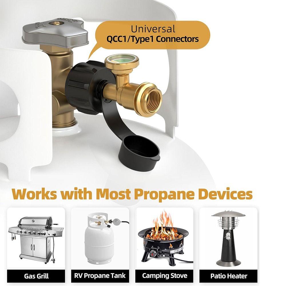 Adjustable QCC1 Propane Refill Adapter QCC1/Type Propane Tank Refill Adapter  RV Use