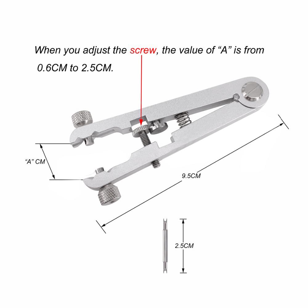 Watch Bracelet Pliers 6825 Standard of Spring Bar Remover Watch Bands Repair Removing Tool Set