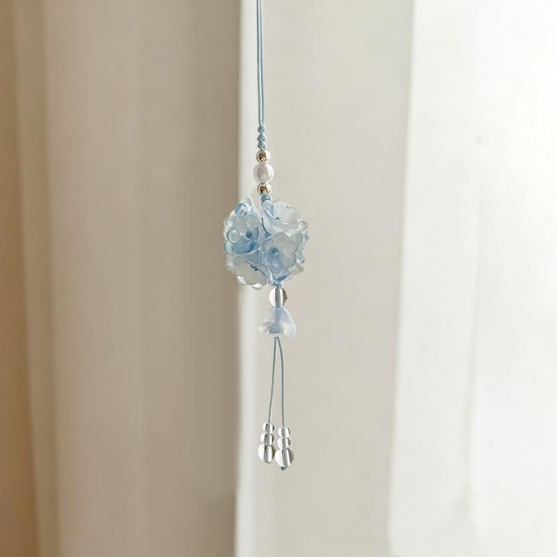 Captivating Bellflower 1Pcs Hanging Ornament with Tassel Perfect for Car Interior Decor