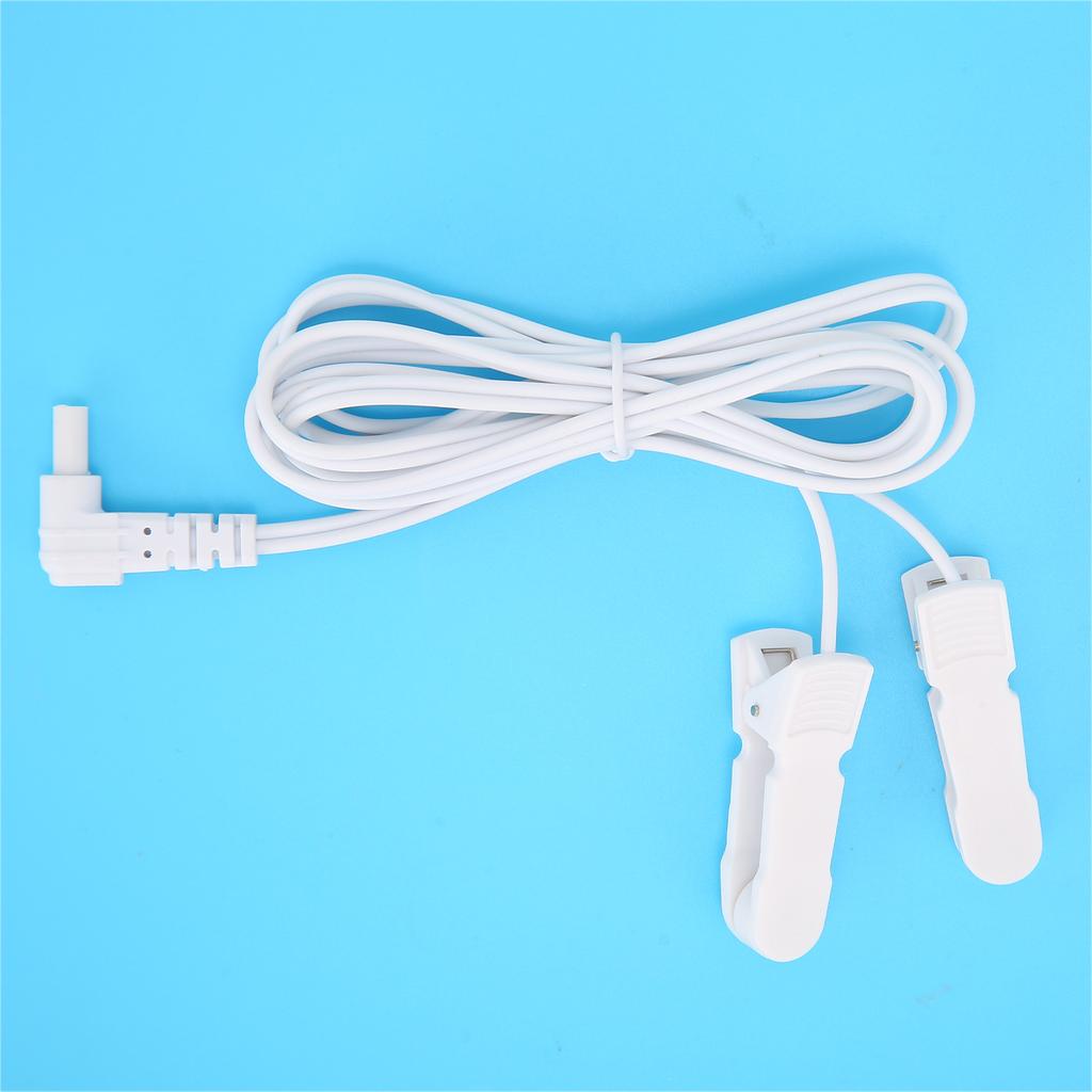 TENS-Draht-Ohrclip, 2,35 mm, TENS-Elektroden-Anschlusskabel, Ohrclip für digitale Massagegeräte