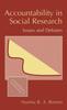 The Accountability In Social Research : Issues and Debates Book