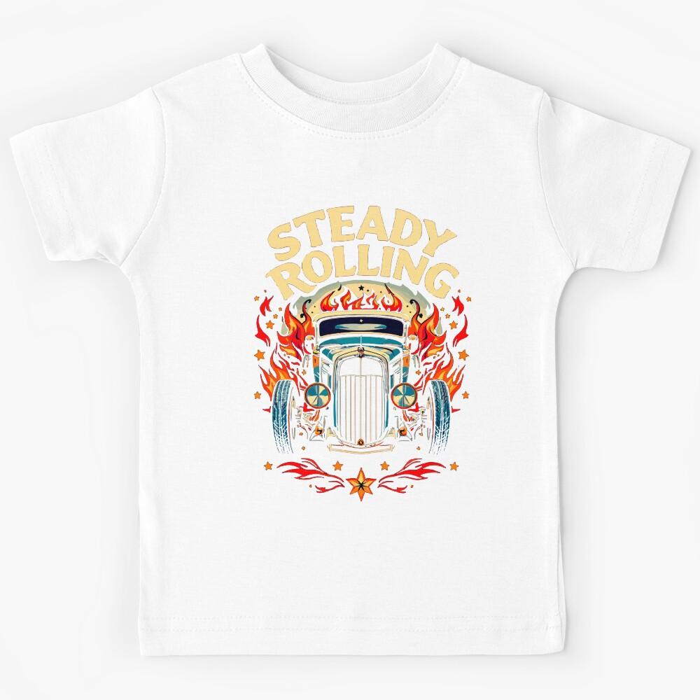 Hot Rod Steady Rolling Collection 1 Kids T-Shirt 170