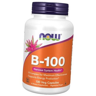 B Vitamins, Vitamin B-100, 100 Vegcaps (36128020)