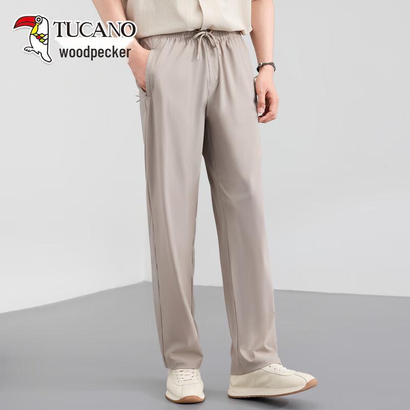 TUCANO Men s Ice Silk Straight-Leg Casual Pants XXXXL