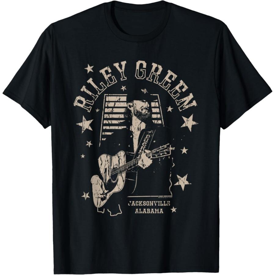 Riley Green Jacksonville Alabama Country Music Artist T-Shirt S
