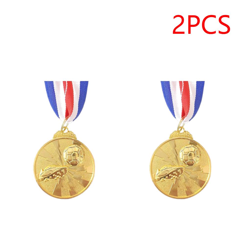1-3pcs Zinc Alloy Round Winner Medals 2" Gold Silver Bronze Award Medal with Neck Ribbon 1st 2nd 3rd Prizes Winner Prize Present