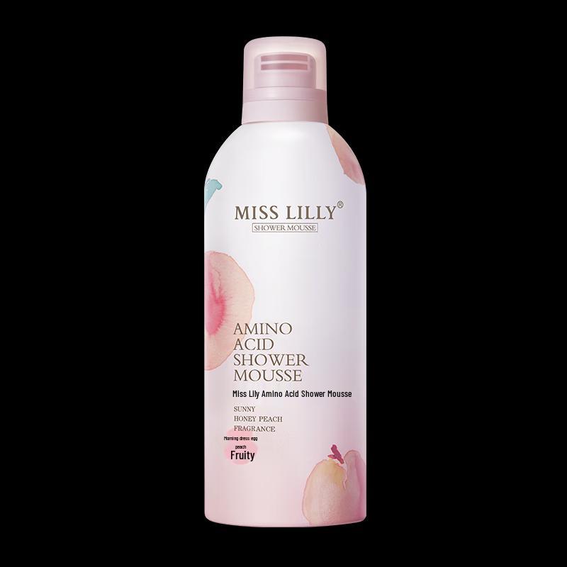 Miss Lilly Amino Acid Foaming Shower Mousse, Morning Peach Scent