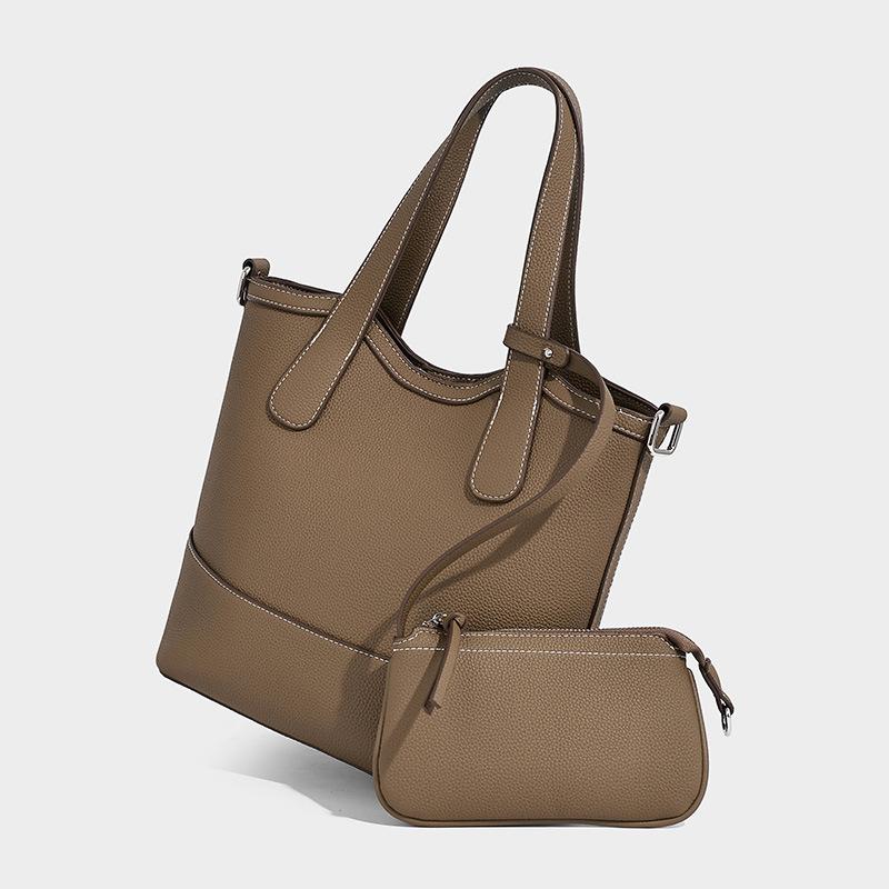 2025 New Fashion Versatile Handbag Niche High-End Large Capacity Single Shoulder Crossbody Basket Tote Bag