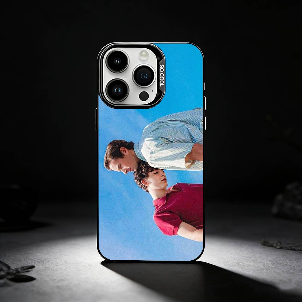 C-Call Me By Your Name Film Phone Case For iPhone 17,16,15,14,13,12,11 Plus,Pro Max,XS,Colored silver phone case