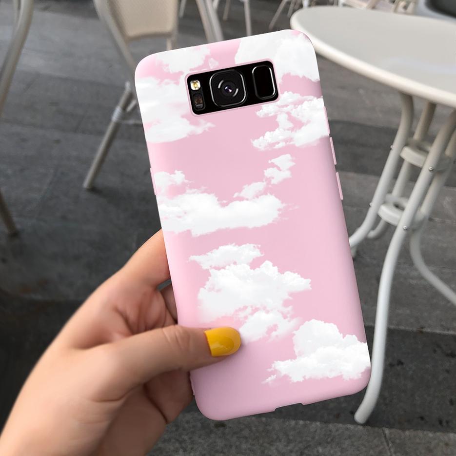 For Samsung Galaxy S8 Case Galaxy S8+ Cover Stylish Sunflower Pretty Girls Cover For Samsung S8 Plus GalaxyS8 S8+ Soft Bags Case