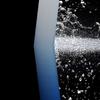 Shower Curtains White To Blue Gradient Waterproof Bathroom Curtain for Toilet Peva Fabric with Hooks Dry-wet Separation 111cm