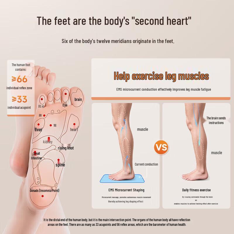 Aux Automatic Foot & Leg Acupoint Massager