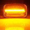 2Pcs For Toyota Landcruiser 70 80 100 Series Dynamic LED Side Marker Fender Lights Flowing Turn Signal Light Side Repeater