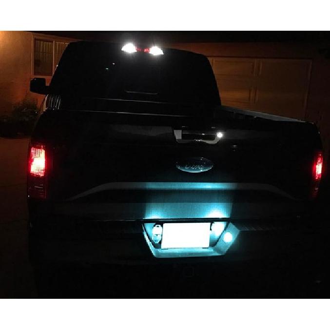 Aqua Ice Blue 18-SMD Full LED License Plate Light Kit For -23 Ford Ranger T6
