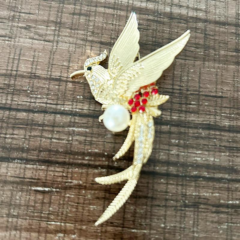 Винтажные элегантные броши «Темперамент Феникс Брид» для женщин, значки на лацканы, аксессуары для пальто A1