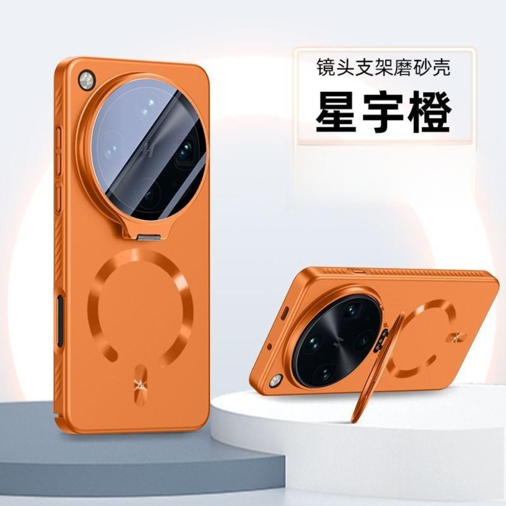 For OPPO Find X9 Ultra Case New Hard For Magsafe Magnetic Lens Holder Anti Fall Protect Cover For OPPO Find X9S Pro Shell Bumper