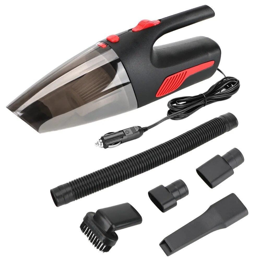 

120 Вт 12 В 5000 Па Супервсасывание Влажная Сухая Двойного назначения Адаптер для прикуривателя Ручной Автомобильный Пылесос Аксессуары для Интерьера Универсальный чёрный