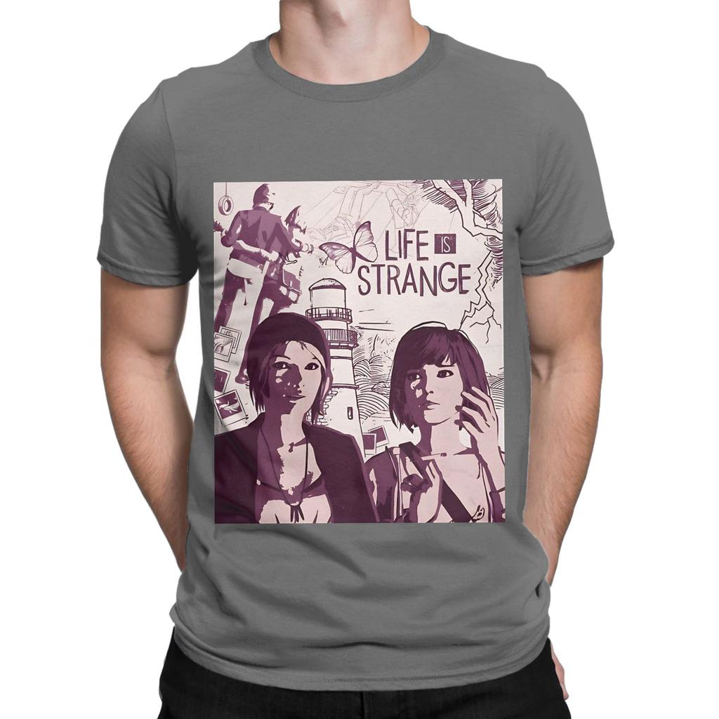Life is strange purple Funny Graphic 100 Cotton TShirt Life Is Strange Tees Tops For Unisex