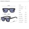 Classic Rivet Square Sunglasses For Men Women Vintage Trendy Luxury Designer Punk Big Frame Shades Fashion Sun Glasses