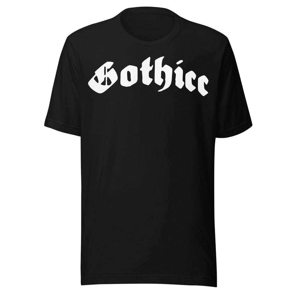 Gothicc Funny Goth Female Curvy Goth Girl Woman Witchy Vibe T-shirt