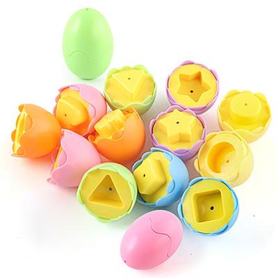 Smart Egg Pairing, Twisted Egg Cognitive Color and Shape, Children's Puzzle Early Education Simulation Egg Toy