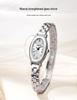 Sanda Gold Steel Band Women's Quartz Watch - Trendy, Waterproof, Simple Roman Dial, Leather Strap