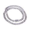 Metal Silver-plated Neck Chain Luxury Exaggerated Men Necklace Fashion 10MM Twists Necklace  Party
