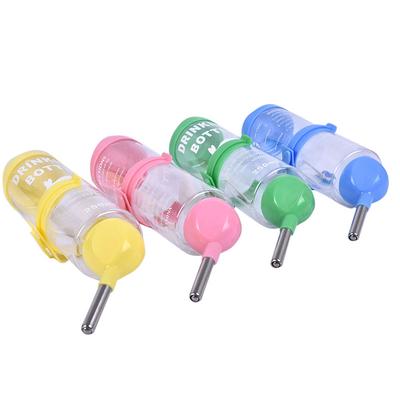 1Pcs Hamster Drinker Plastic Hanging Rabbit Water Bottle Dispenser Feeder