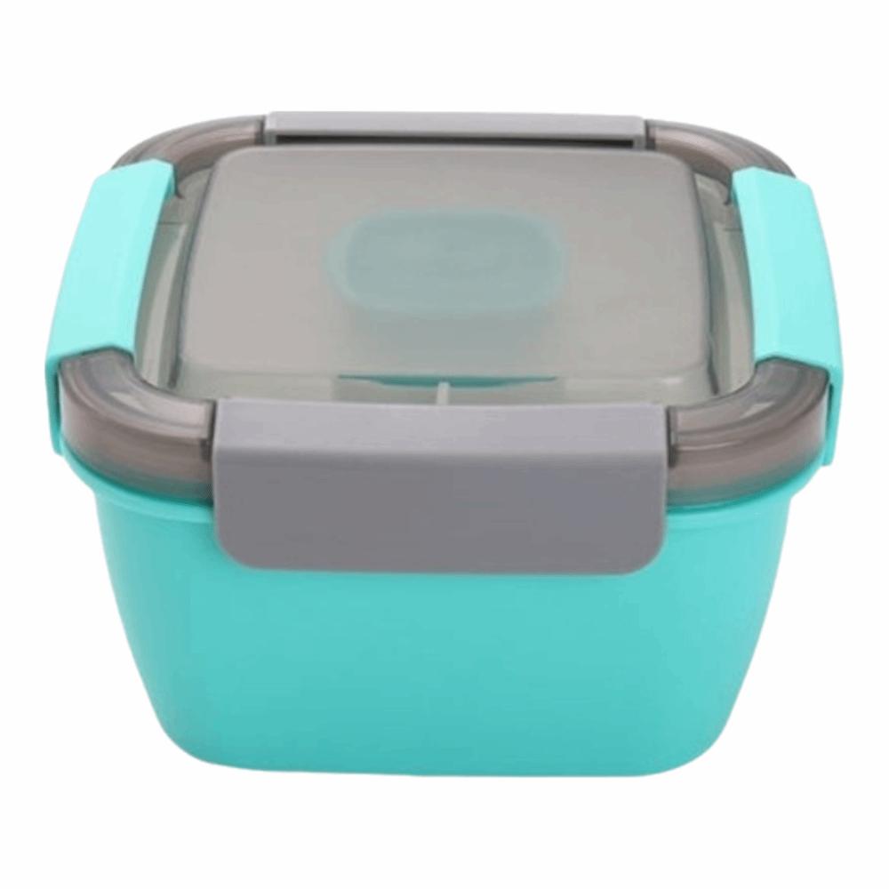

1100мл/1500мл Ланч-бокс для микроволновой печи Межслойный контейнер для хранения продуктов PP Ланч-бокс Студент 1100ml Green