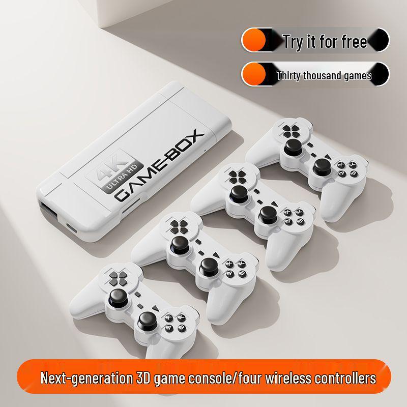 Retro HD TV Game Console: Classic Arcade Racing & Puzzle, Two-Player Sega Edition