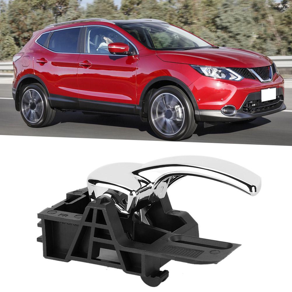 2pcs Left&Right Inner Chrome Door Handle 80671 JD00E Fits for NISSAN QASHQAI 2004 2007