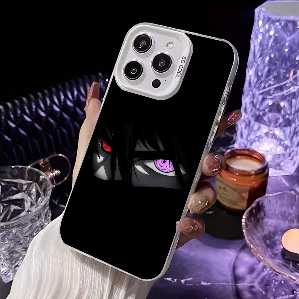 

Anime Eyes Phone Case for iPhone 17 16 15 14 13 12 11 X XR XS Air Pro Max Plus White Colorful Silver Cover iPhone 15 Pro