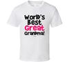 World's Best Great Grandma Mother Gift Cold Springs Designs T Shirt