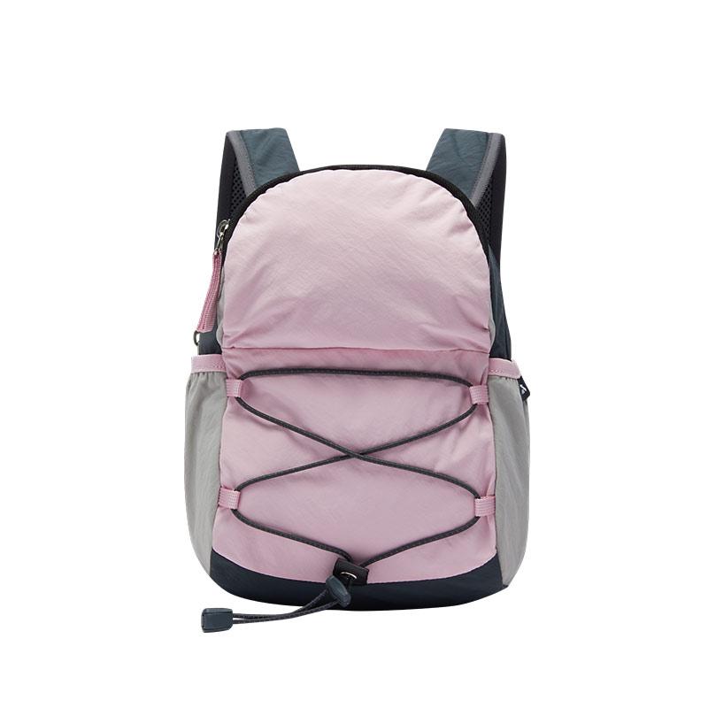 New Anta Washable Fabric Patchwork PU Backpack Regular Unisex Ziqi Pink 192518158D-5