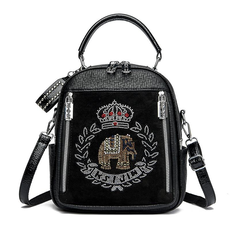 

Рюкзак новый стиль модный ручной нишевый цветной кирпич женский рюкзак повседневный дорожный противоугонная сумка