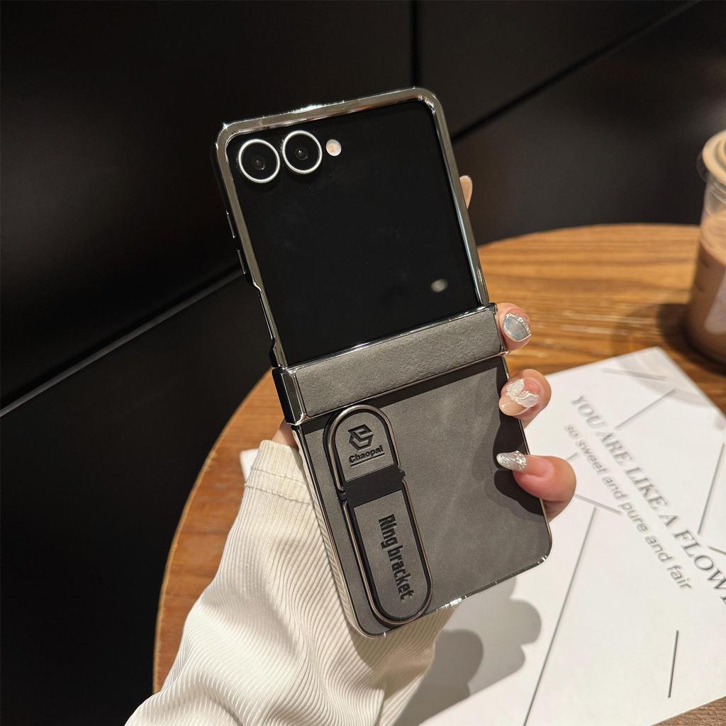 Samsung Z-Flip 7/6 Opvouwbare Valbestendige Hoes met Vingertopstandaard