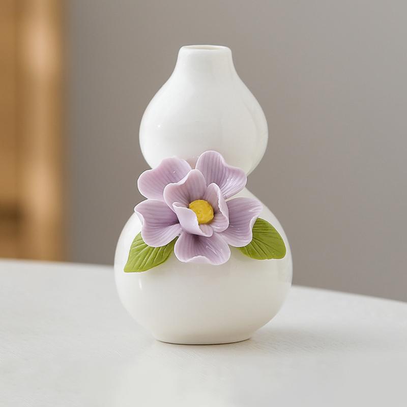 

1шт Декоративная композиция Чайный столик Маленькая цветочная композиция Керамическая ваза Гостиная Мульти-стиль