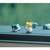 6pcs Adorable Cartoon Cat Figurines,Vibrant Screen Edge & Car Decor,Versatile Display Accents,Car Center Console Interior Decor