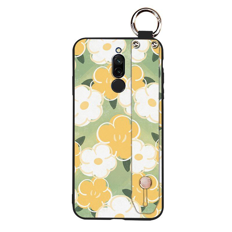 Soft case Lanyard Phone Case For Xiaomi Redmi 8 Ring Anti-dust Wristband Fashion Design Phone Holder Protective Silicone